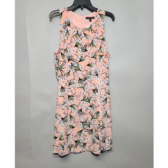 Banana Republic Factory Fit And Flare Floral Dress Size 14 - Picture 1 of 5